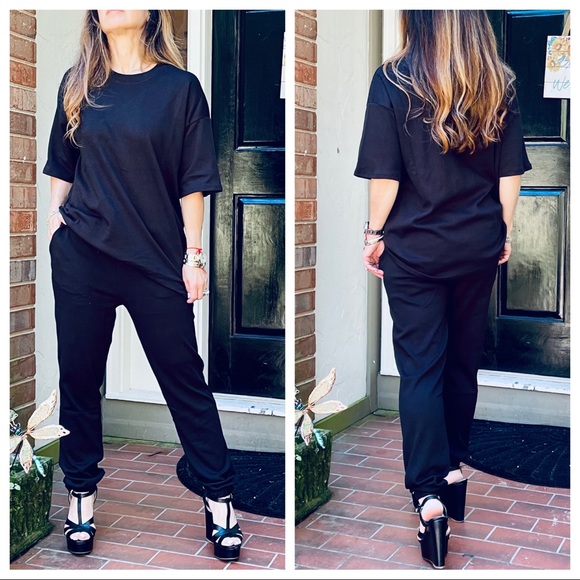 Short Sleeves Lounge Fabulous Jogger set - Picture 9 of 9